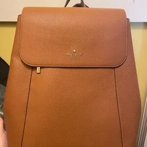 kate spade | Bags | Kate Spade Tan Leather Backpack | Poshmark display picture 3